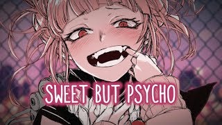 Nightcore  Sweet But Psycho Lyrics [upl. by Atinaujnas617]