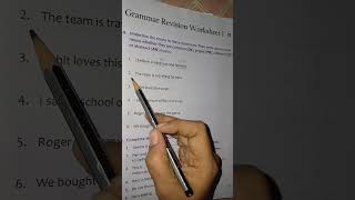 Underline the Nouns 🖍👌 english 4thgrade class4th englishgrammar education DNTEACHING0310📕📚📕 [upl. by Ardnossak]