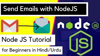 How to Send Email With NodeJS Using  NodeMailer in Hindi  Urdu [upl. by Oettam247]