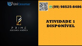 bemvindoa a Atividade de Estudos 1 da disciplina de Sustentabilidade e Responsabilidade Social E [upl. by Noyerb]