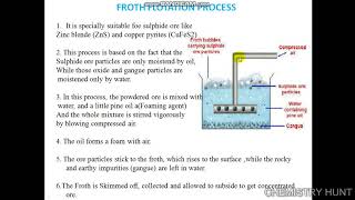 FROTH FLOATATION PROCESS [upl. by Fonseca]