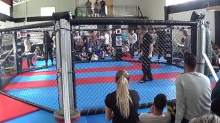 Josef Ahlgren MMA debut MMA Landskrona [upl. by Niad]