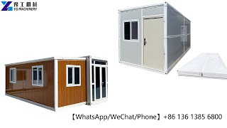 Operation Guideportable container house  How to install prefab shipping folding house in 2 hours [upl. by Lakim]