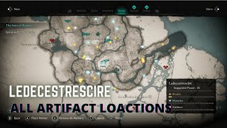 Ledecestrescire  All Artifact locations  Assassins Creed Valhalla [upl. by Annatnom]