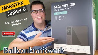 MARSTEK Jupiter C – AllinOne Balkonkraftwerk mit Speicher – Techniac [upl. by Heida]