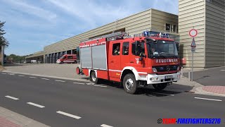 Anrückende FFler  Ausrücken zum PKW Brand MZF  HLF 20  HLF 10 Freiwillige Feuerwehr Haibach [upl. by Adiene]