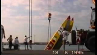 GALLIPOLI 1995 OFFSHORE  CRASH del 14 quotCITTA DI GALLIPOLIquot [upl. by Kciderf]