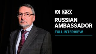 Russias ambassador to Australia accuses International Criminal Court of bias  730 [upl. by Argella]