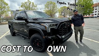 2024 Toyota Tundra Trd Pro  Cost To OwnFeatures [upl. by Riehl266]