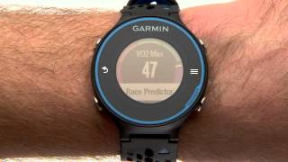 Forerunner 620 VO2 Max Estimado y Tiempo de Recuperacion Estimado [upl. by Bigler354]