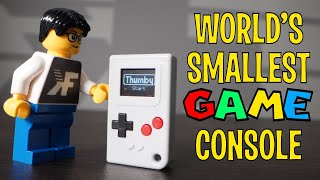 Unboxing Thumby  The Tiny PLAYABLE Gameboy Keychain [upl. by Aicetel493]