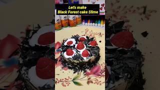 Black Forest Cake Slime 😅😜  Slime kaise banaye slime trending hacks shorts [upl. by Narut]