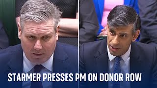 PMQs Labour leader Keir Starmer questions PM Rishi Sunak on racism row [upl. by Brennan]