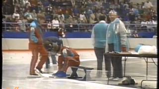 Winter Olympic Games Calgary 1988  1500 m intro  Vergeer  Flaim WR [upl. by Feil720]