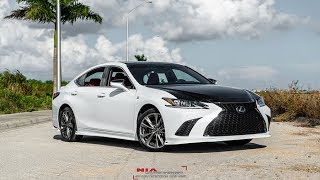 Lexus ES Side Skirt body kit installation 2019  DIY [upl. by Misha]