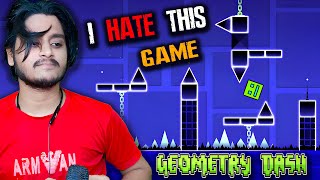 I SLAPPED MYSELF BECAUSE OF THIS GAME 😭  GEOMETRY DASH HARDEST GAME EVER  GAMEPLAY IN HINDI  11 [upl. by Genisia]