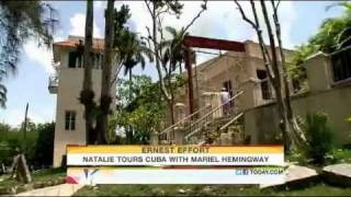 TODAY Show  Mariel Hemingways visit to her Grandfathers home in Cuba with Natalie Morales [upl. by Ahsenal984]