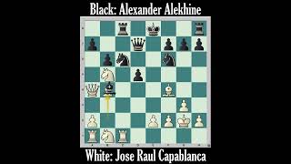 Capablancas Masterful Victory in the Third Game of the 1927 World Championship [upl. by Aia]