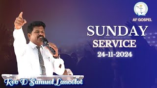 🔴24112024 SUNDAY APOSTALIC FULL GOSPEL CHURCH  live Service  DSAMUEL LANCELOT  AF GOSPEL 🔴 [upl. by Yenhpad]