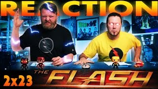 The Flash 2x23 FINALE REACTION and SLAPBET quotThe Race of His Lifequot [upl. by Kipp621]