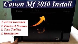 Canon MF 3010 Printer Installation Step By Step Fully Tutorial  How To Install Canon 3010 Printer [upl. by Jillene13]