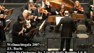 J S BACH Suite für Orchester Nr 2 im HMoll Bourrée I amp II [upl. by Miuqaoj]