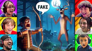 OH DEER Hilarious Hunting Game FGTeeV 6 Player Family Gameplay [upl. by Jedlicka]