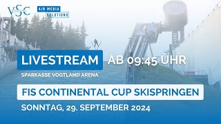 Sparkassen FIS Continental Cup Skispringen 2024  Klingenthal  Sonntag [upl. by Grew]