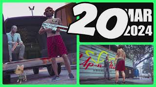 The Gun Van location amp Street Dealers today March 20 2024 in GTA 5 NO RAILGUN this week [upl. by Jillene]