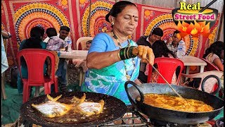 Alibag Beach Fish Fry  Alibaug Non Veg  Indian Street Food [upl. by Anila]