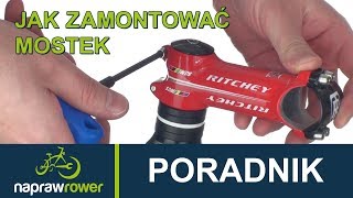 Poradnik  jak zamontować mostek w rowerze  napraw rower [upl. by Urban]