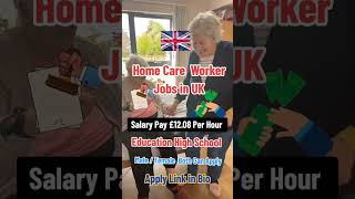 uk🇬🇧Home Care Worker Jobs in UK With Visa Sponsorship 2024 Salary Pay £1208 Per shorts [upl. by Lek]