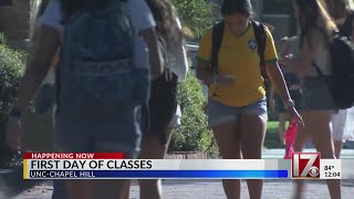 First day of classes at UNCChapel Hill [upl. by Trocki]