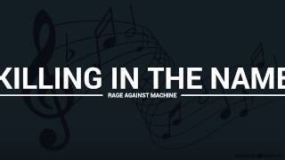 Rage Against Machine  Killing In The Name lyrics karaoke cover [upl. by Ashil]