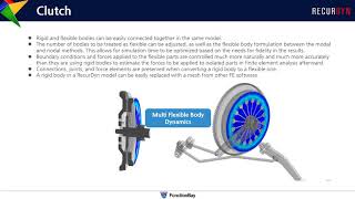 RecurDyn Application  Clutch  Multibody Dynamics Simulation [upl. by Yrovi]