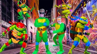 Teaming Up With The Teenage Mutant Ninja Turtles Part 2 [upl. by Leonardo]