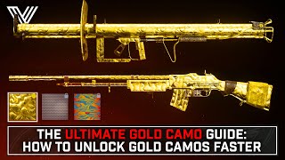 VANGUARD The SECRETS To UNLOCKING GOLD Camo Made EASY Mastery Camo Guide [upl. by Pomfret]