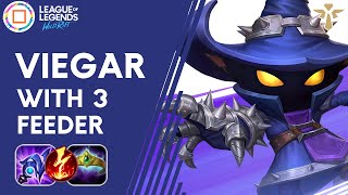 Viegar with 3 Feeders  Wild Rift Viegar Gameplay  Viegar Build and Runes  Diamond Rank [upl. by Ennoved128]