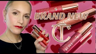 BRAND NEW CHARLOTTE TILBURY TINTED LOVE LIP amp CHEEK TINT REVIEW  ALL 5 SWATCHES amp FULL TRYON DEMO [upl. by Lucas]