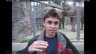 the 1st youtuber jawed Karim me at the zoo [upl. by Nirret]