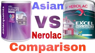 Asian paints vs Nerolac paints Comparison part 2 by Mak Darbar [upl. by Auhoj]