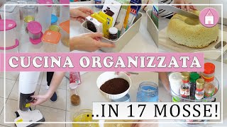 17 TRUCCHI PER ORGANIZZARE UNA CUCINA PICCOLA  ORGANIZZAZIONE DISPENSA [upl. by Etnomaj]