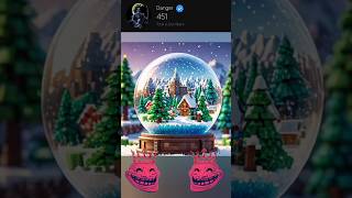 MINECRAFT Snow Globe CHRISTMAS Magic Happens shorts short [upl. by Ruy175]