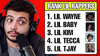 Ranking Rappers from Worst to Best [upl. by Hatty]