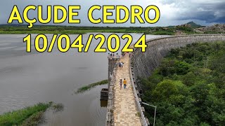 AÇUDE CEDRO DADOS ATUALIZADOS HOJE 10042024 CEARÁ [upl. by Daza]