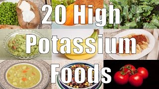 20 High Potassium Foods 700 Calorie Meals DiTuro Productions [upl. by Adnamor494]