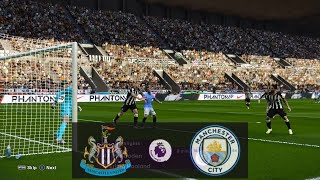 Newcastle vs Man City Premier League 2425 Full Match Highlights Skillful PES gameplay [upl. by Mur212]