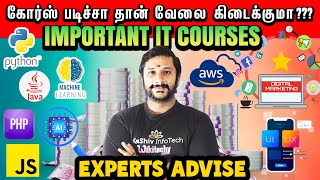 👩🏻‍💻 IT Job கோர்ஸ் படிச்சா தான் வேலை கிடைக்குமா   Additional Course Important for IT job 🤔 course [upl. by Braden]