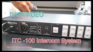 DataVideo ITC100 Intercom System  Unboxing amp Overview [upl. by Whall]