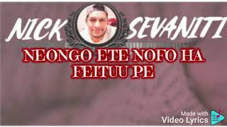 KILISIMASI PE KI API KARAOKE STYLE OF NICK SEVANITI REGGAE [upl. by Julee]